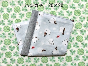 *1086*simaenaga* handkerchie *20×20.* double gauze towel *handmade*