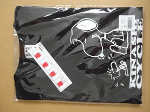 * tree pear cycle Snoopy collaboration T-shirt new goods unopened S size black *