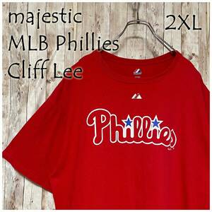 ★MLB Philadelphia Phillies Tシャツ クリフ・リー ビッグサイズ 2XL