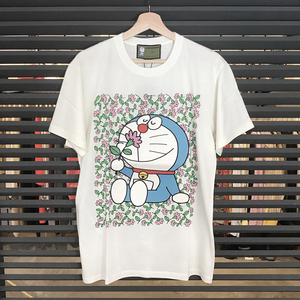 [ new goods unused ] Gucci Doraemon collaboration short sleeves T-shirt ivory 615044 lady's XS 07629