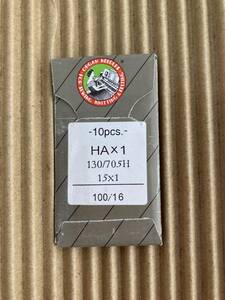 オルガン針 家庭用 ミシン針 HAX1 16号 10本入 一般生地用 HA*1 16番 クリックポスト可 お買い得です