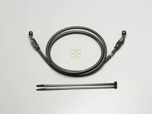 ハリケーン HB7P155SB SURE SYSTEM LINE ブレーキホース メッシュ Pタイプ ブラック 長さ155cm フル・ステンレス製