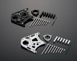 ポッシュ (POSH) バイク用品 スプロケットカバー with クラッチピストンベース シルバー ZRX1200DAEG 072201-03