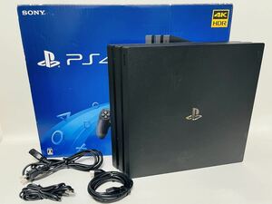 【1円】PlayStation 4 Pro ジェット・ブラック 1TB( CUH-7100BB01) 本体 動作確認済み SONY PS4 プレイステーション プレステ4