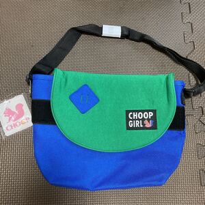 CHOOP GARL* сумка на плечо * зеленый * не использовался * девочка * задний * клик post возможно