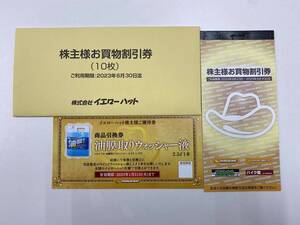 イエローハット 株主優待券 300円×10枚 3000円分 2023年6月30日迄 +ウォッシャー液引換券1枚 送料込