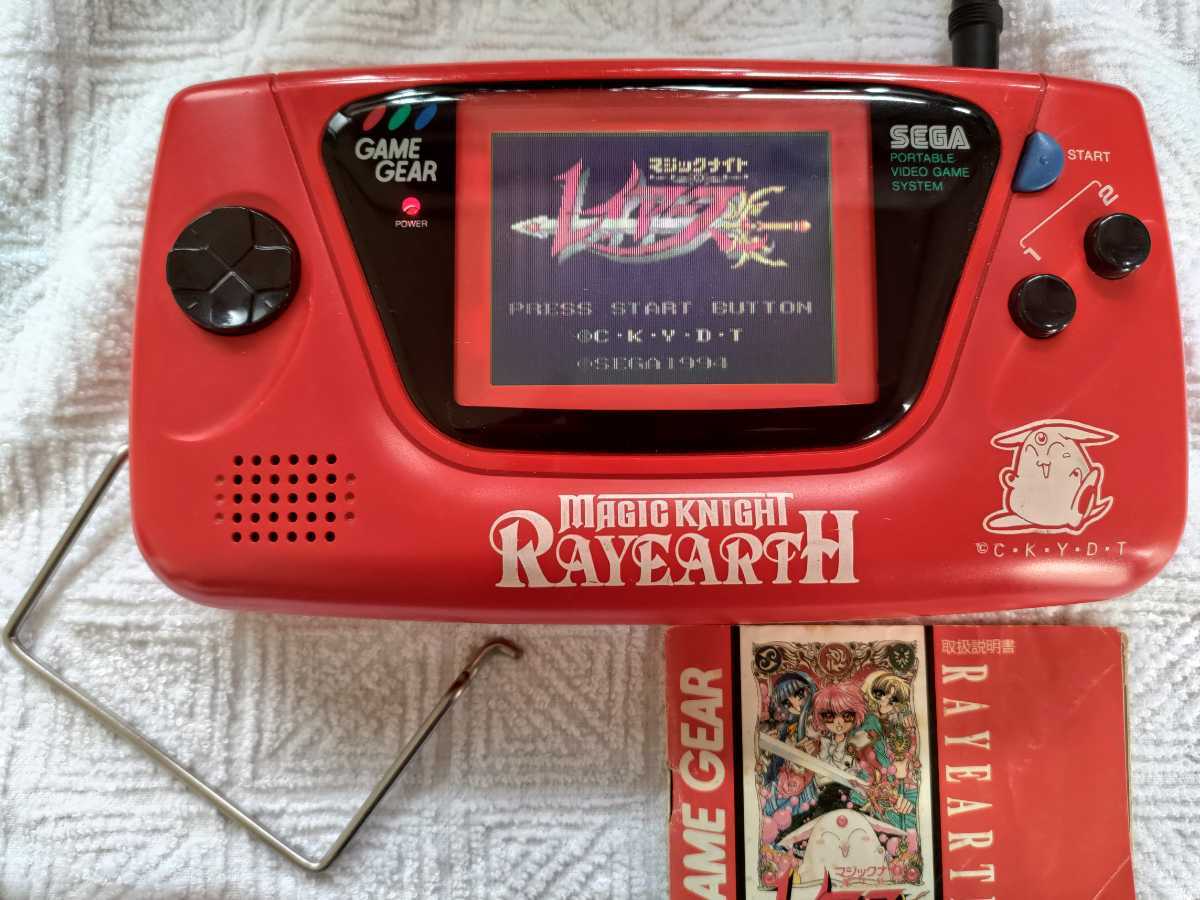 メンテ完了 SEGAゲームギア 明るさ調整機能付きLCD MOD取付+コンデンサ