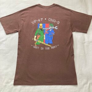 VP-47・CMO-2　BEST IN THE WEST　プリント Tシャツ　ブラウン/茶　M　RN 93846/CA 25181