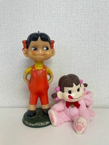 (002/08)ペコちゃん 首振り人形 不二家 当時物 レトロ ペコちゃん人形 置物　FUJIYA