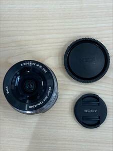 #362【ジャンク品】SONY E 3.5-5.6/PZ 16-50 OSS レンズ ソニー カメラ フロントリアカバーあり