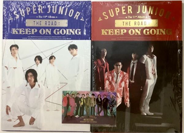 SUPER JUNIOR 11集 THE ROAD:KEEP ON GOING mu-mo特典ステッカー付き