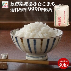 令和３年産 秋田県産あきたこまち ３０ｋｇ 玄米 うまい米 米専門 みのりや ポイント消化 送料無料