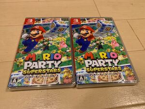 Switch スイッチ ソフト マリオパーティ スーパースターズ 2点セット 新品未開封