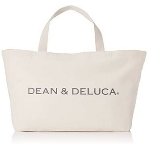 DEAN&DELUCA big tote bag natural new goods inside with pocket high capacity shopping sack eko-bag unused goods 