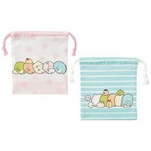 スケーター お弁当 巾着 新品 マチ付き 2枚セット すみっコぐらし 女の子 日本製 未使用品 KB64WN-A_画像2