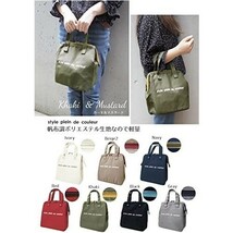 style plein de couleur ランチバッグ 新品 保冷 保温 おしゃれ 未使用品 手提げ 大容量 弁当バッグ 男女兼用 大きめ AF5997D カーキ_画像2