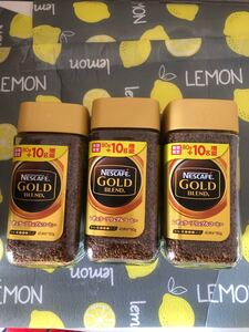 3本ネスカフェゴールドブレンド80g+10g