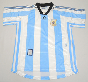 サッカー アルゼンチン代表／98-99ホームユニフォーム-adidas/アルゼンチン製-／管HDL