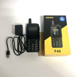 UNIWA F40 android 4Gスマートフォン トランシーバー型(Y0810_2)