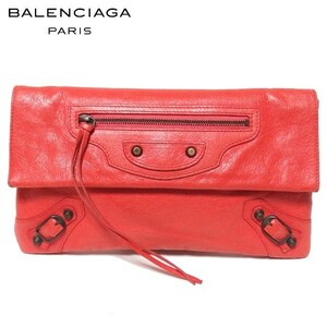 * Balenciaga Classic embe трос клатч 224915 orange BALENCIAGA*