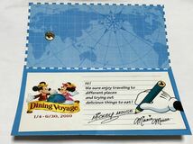 東京ディズニー　ホテル　Dining Voyage 2010　ピンバッジ　ドナルド&デイジー　台紙つき Disney ピンズ_画像9