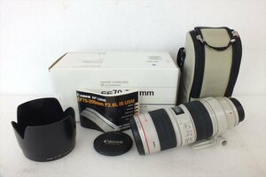■ Canon キャノン レンズ EF 70-200mm 1:2.8 L IS USM 取扱説明書有り 元箱付き ソフトケース付き 中古 220802M4109