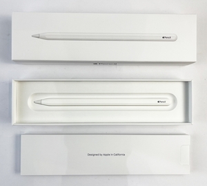 １円スタート　ほぼ未使用　極美品　アップル　Apple Pencil　第2世代　MU8F2J/A　A2051　ホワイト　箱付