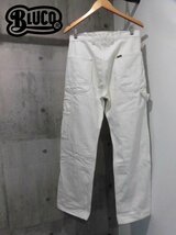 BLUCO WORK GARMENT ブルコ OL-024 PAINTER PANTS ぺインターパンツM/13オンス デニムペインターパンツ/白 ホワイト/メンズ/日本製_画像1