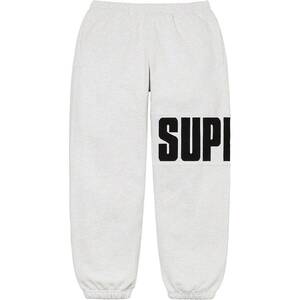 Supreme Rib Sweatpant Ash Grey シュプリーム リブ スウェットパンツ グレー Mサイズ スウェット パンツ