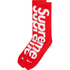 Supreme Nike Lightweight Crew Socks Red シュプリーム ナイキ ライトウェイト クルー ソックス 靴下 レッド 赤