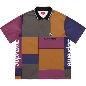 Supreme Colorblocked Soccer Polo Purple 20FW シュプリーム カラーブロック サッカー ポロシャツ パープル ポロ マルチ