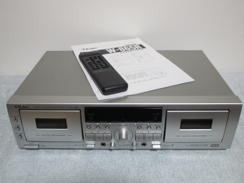 TEAC ダブルカセットデッキ W-1200(S)（3250-001176) - www.donepronto.com