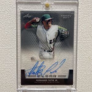 2017 Leaf Trinity Clear Fernando Tatis Jr RC Autograph 直筆サイン