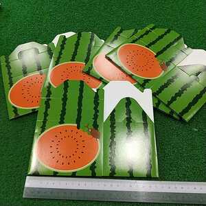  packing material ** watermelon pattern box ** box *5 pieces set 