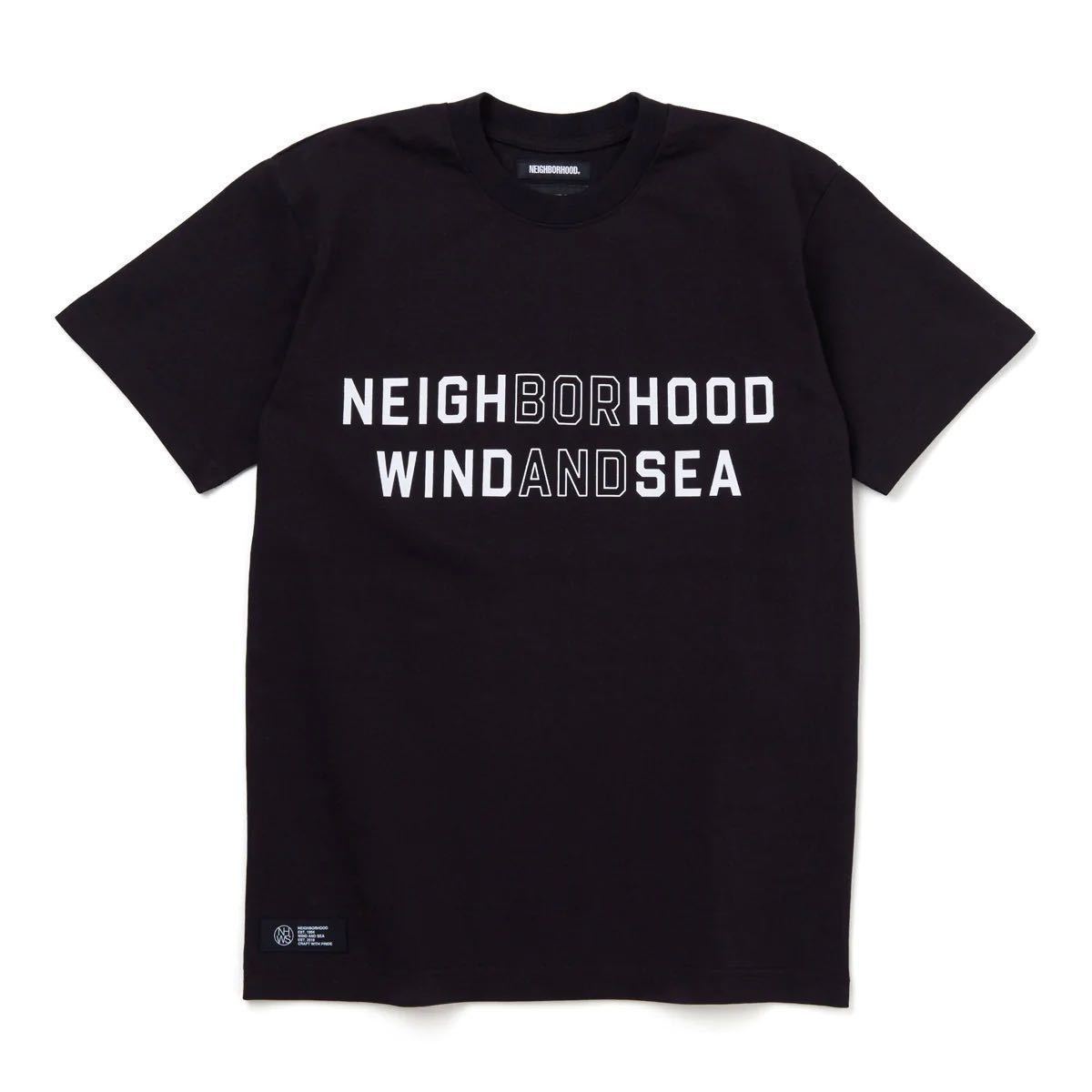 22SS 未使用 NEIGHBORHOOD×WIND AND SEA ロゴ Ｔシャツ NHWDS02/C-TEE 