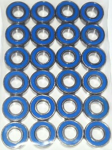タミヤ コミカルアバンテ、コミカルホットショット等GF-01用ラバーシールベアリングセット