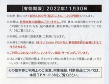 送料無料※２０枚組※西武※１０００円 共通割引券※株主優待券※20000円分※プリンスホテル、軽井沢７２，西武園、シーパラダイス、等_画像2