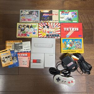 《動作確認済》ニューファミコン本体とおまけソフト7本セット