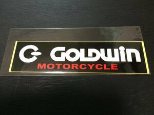 旧車 カスタム 昭和 ヴィンテージ ステッカー シール GOLDWIN MOTORCYCLE ゴールドウインモーターサイクル 車 バイク