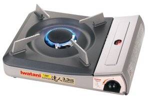 新品 未使用★ボンベのおまけつき イワタニ 達人 TATSUJIN ハイパワー3.5KW 2800Kcal フッ素加工でお手入れ簡単