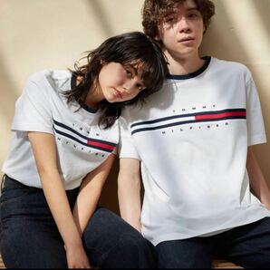 TOMMY HILFIGER トミー・ヒルフィガー 半袖Tシャツ ホワイト L
