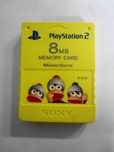 PS2 21-552 希少 レア ソニー sony プレイステーション2 PS2 プレステ2 限定カラー 黄色 8MB メモリーカード サルゲッチュ レトロ ゲーム
