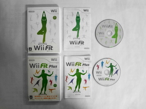 Wii21-338 任天堂 ニンテンドー Wii Wii Fit フィット Fit Plus フィット プラス セット レトロ ゲーム ソフト