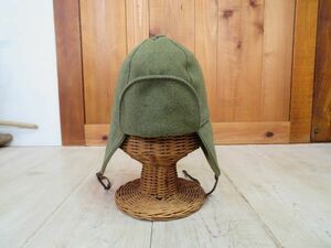 [ Vintage retro / present condition goods ] 1948 year American made Buffalo cap maxware for searching = tank cap / aviation cap / that time thing / rare / military /B1024