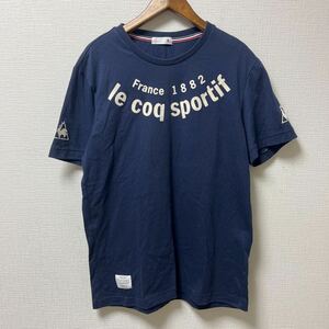 lecoq sportif ルコックスポルティフ 半袖Tシャツ Lサイズ ネイビー