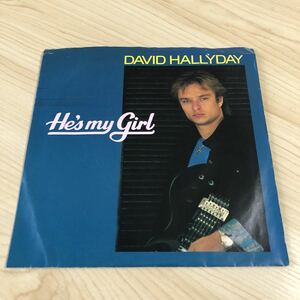 【白ラベルプロモ見本盤US盤米盤7inch】DAVID HALLYDAY He`s my Girl デビットハリデー / EP レコード / ZS4-07299 / 洋楽ポップス /