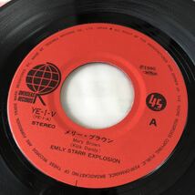 【国内盤7inch】エミリースターエクスプロージョン EMILY STARR EXPLOSION MARY BROWN ROCK`NROLL WOMAN /EP レコード/YE1V/洋楽ディスコ_画像5
