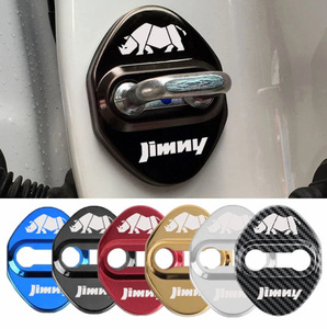 Af222: ジムニー Jimny 自動車 ドア 装飾 ドアロック 防錆 カバー 保護 ステッカー JB64 JB64W JB74 JB74W 2018-2020の商品画像