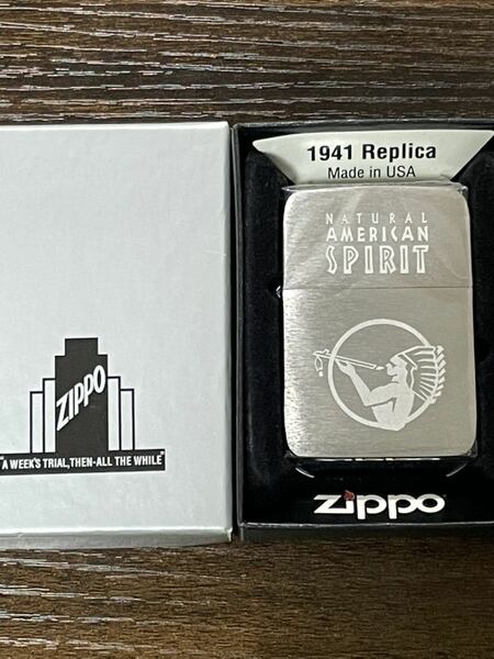 zippo アメリカンスピリット 1941レプリカ 限定品 AMERICAN SPIRIT 2010年製 NATURAL 1941REPLICA 懸賞品 デットストック