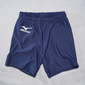 ミズノ MIZUNO ランニング ショート タイツ スパッツ 陸上 ジョギング トレーニング メンズ 紺 Mサイズ